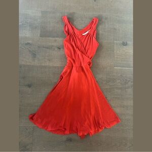 diane von furstenburg wrap sleeveless tank swing dress